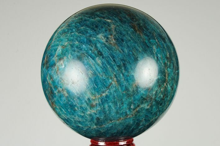 Bright Blue Apatite Sphere - Madagascar #191451